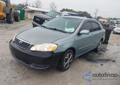 2006 Toyota Corolla Le z USA, uszkodzony, nr VIN 2T1BR32EX6C580932